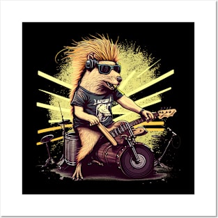 Capybara Rocker Posters and Art